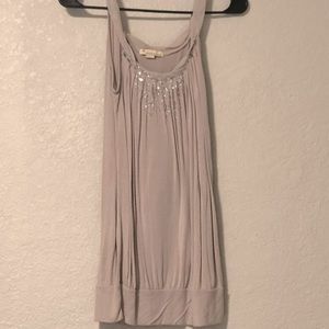 Forever 21 beige beaded tank